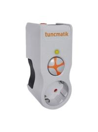 TUNCMATIK TSK19019 Enerji Koruma Prizi 1050 Joule Tekli Beyaz  akım koruma - 1